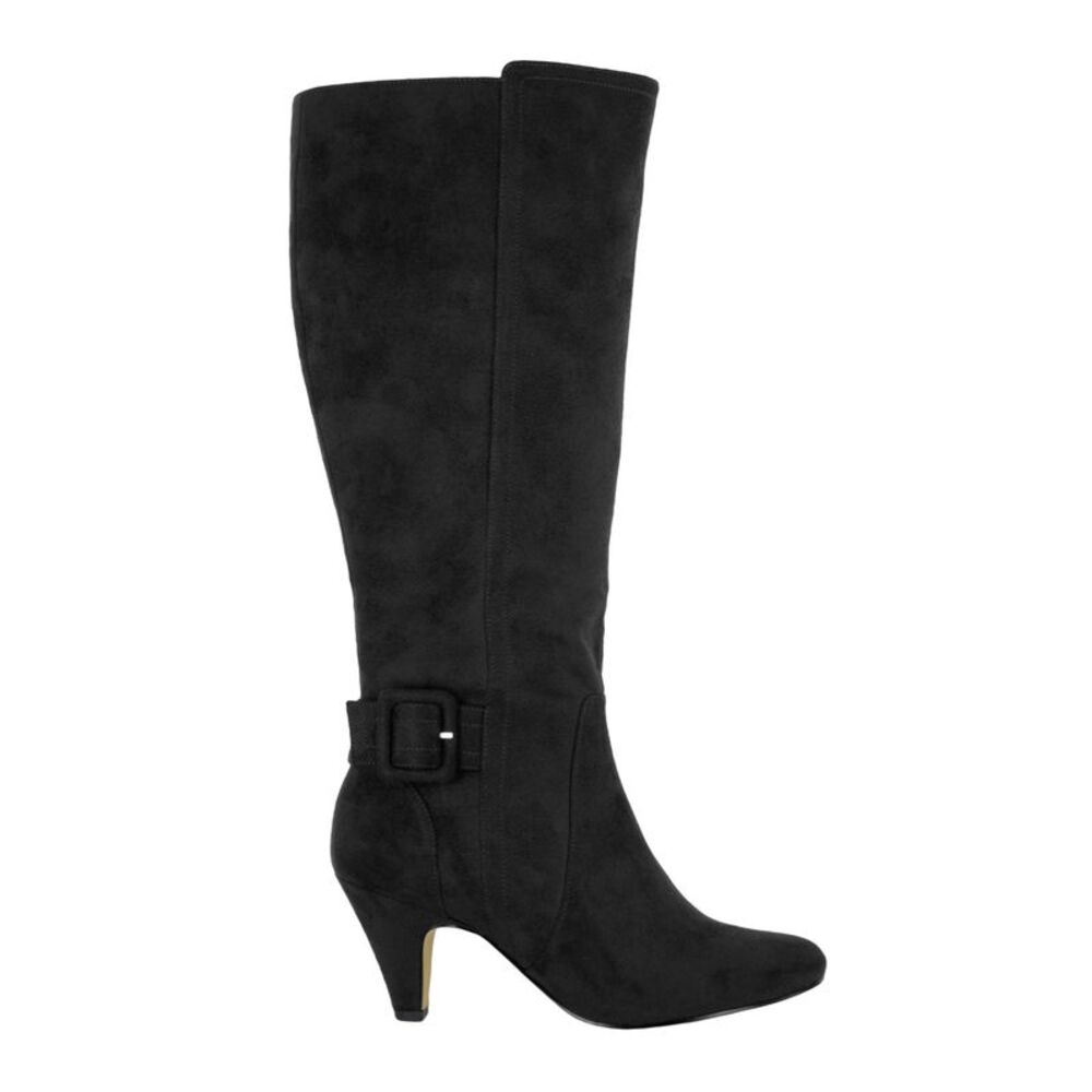 BELLA VITA Womens Black Padded Troy Ii Almond Toe Zip-Up Heeled Boots 7.5 M